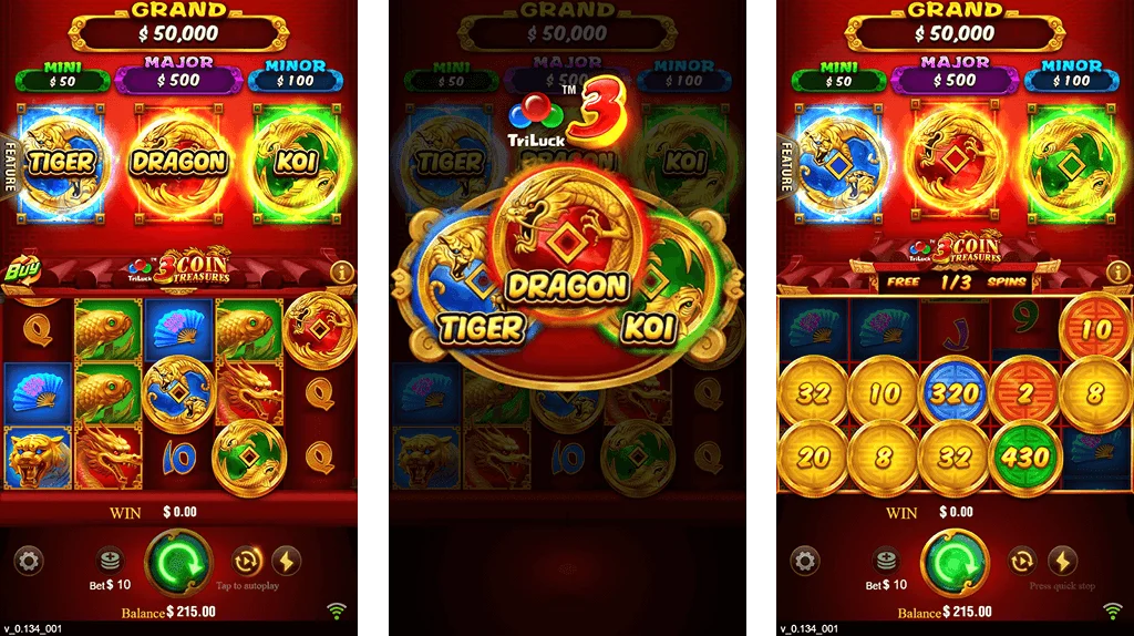 3 Coin Treasures
